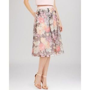 BN Ted Baker Alaena Floral MIDI Skirt size 0